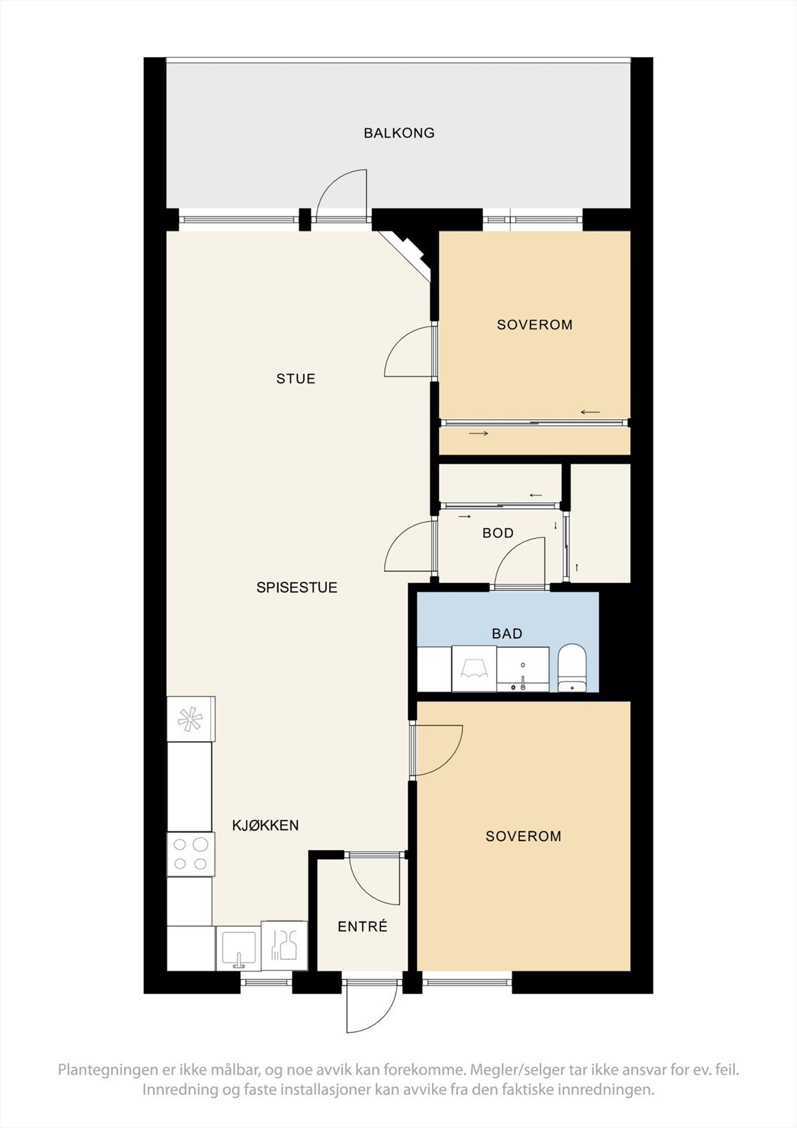 Plantegning Galleribilde