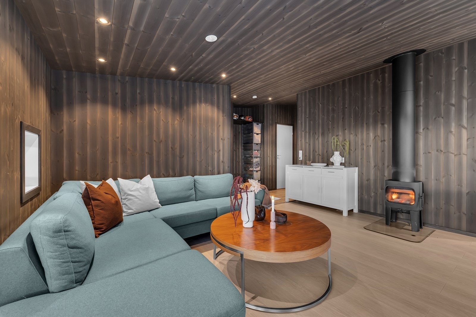 Downlights i tak Galleribilde