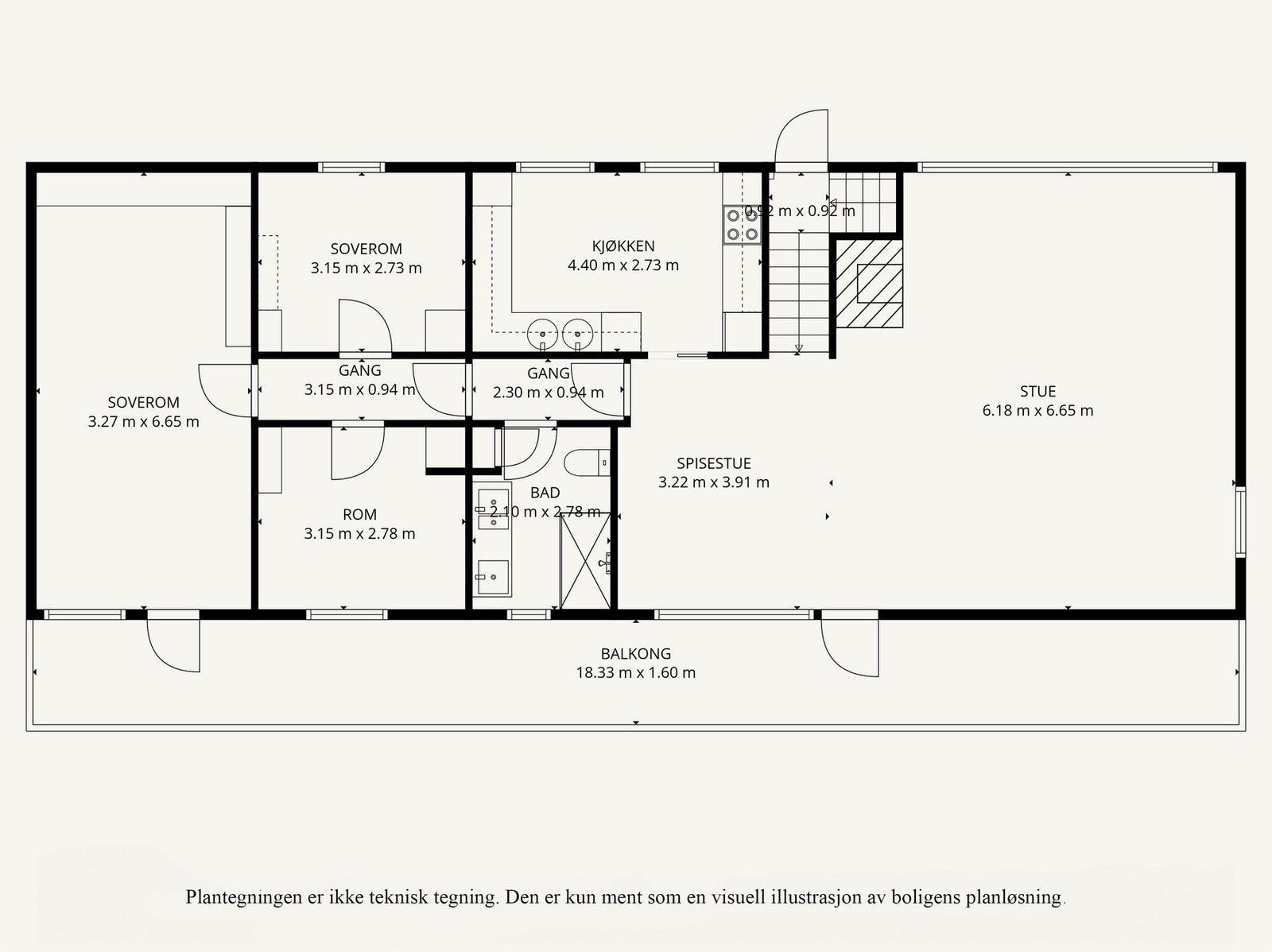 Plantegning 1. etasje. Galleribilde