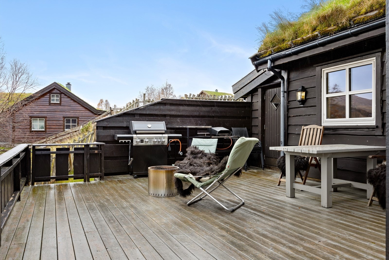 Usjenert fin terrasse Galleribilde