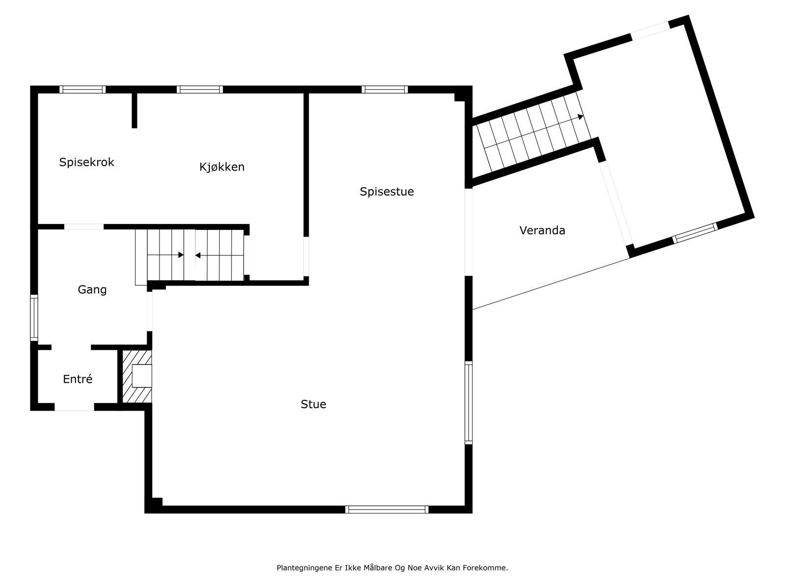Plantegning 1.etg Galleribilde