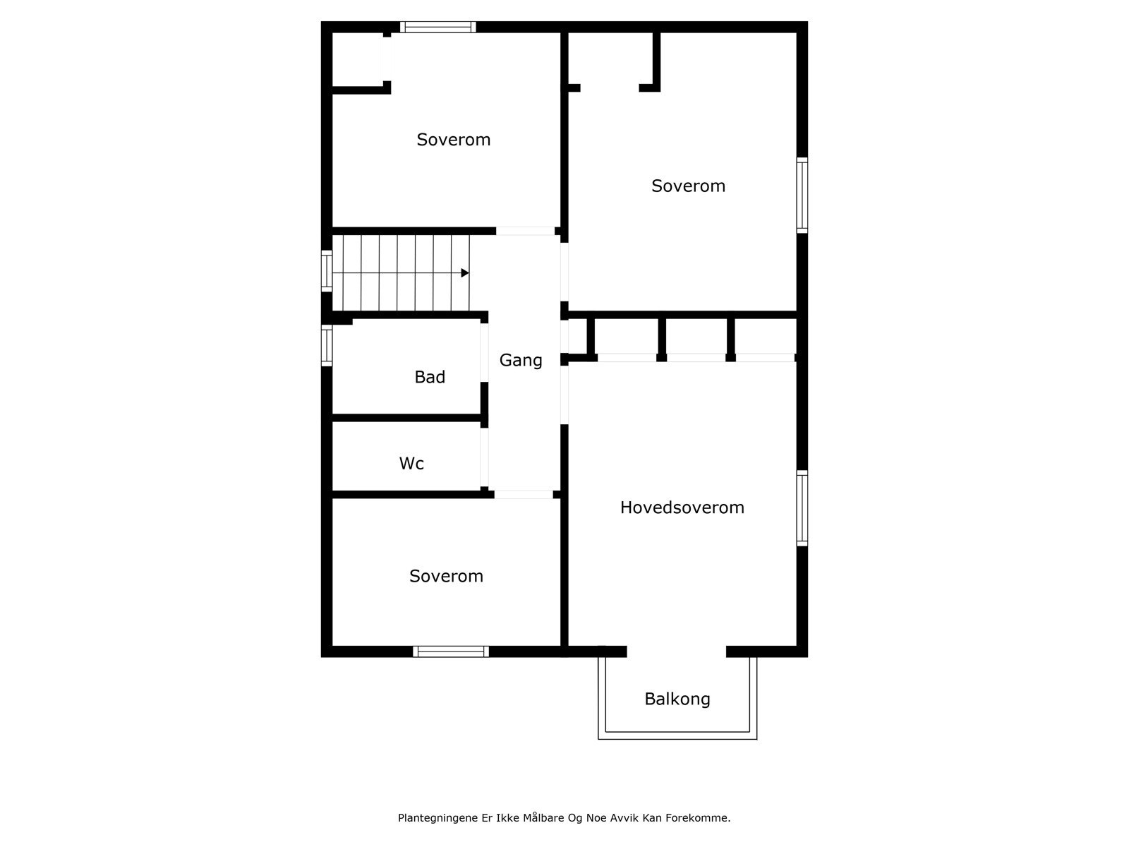 Plantegning 2.etg Galleribilde