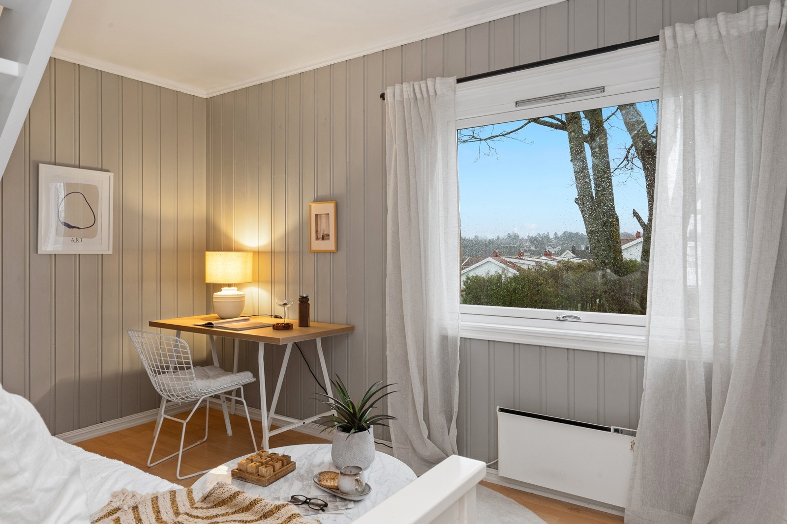 Boligen har to soverom. Ett i hver etasje. Galleribilde