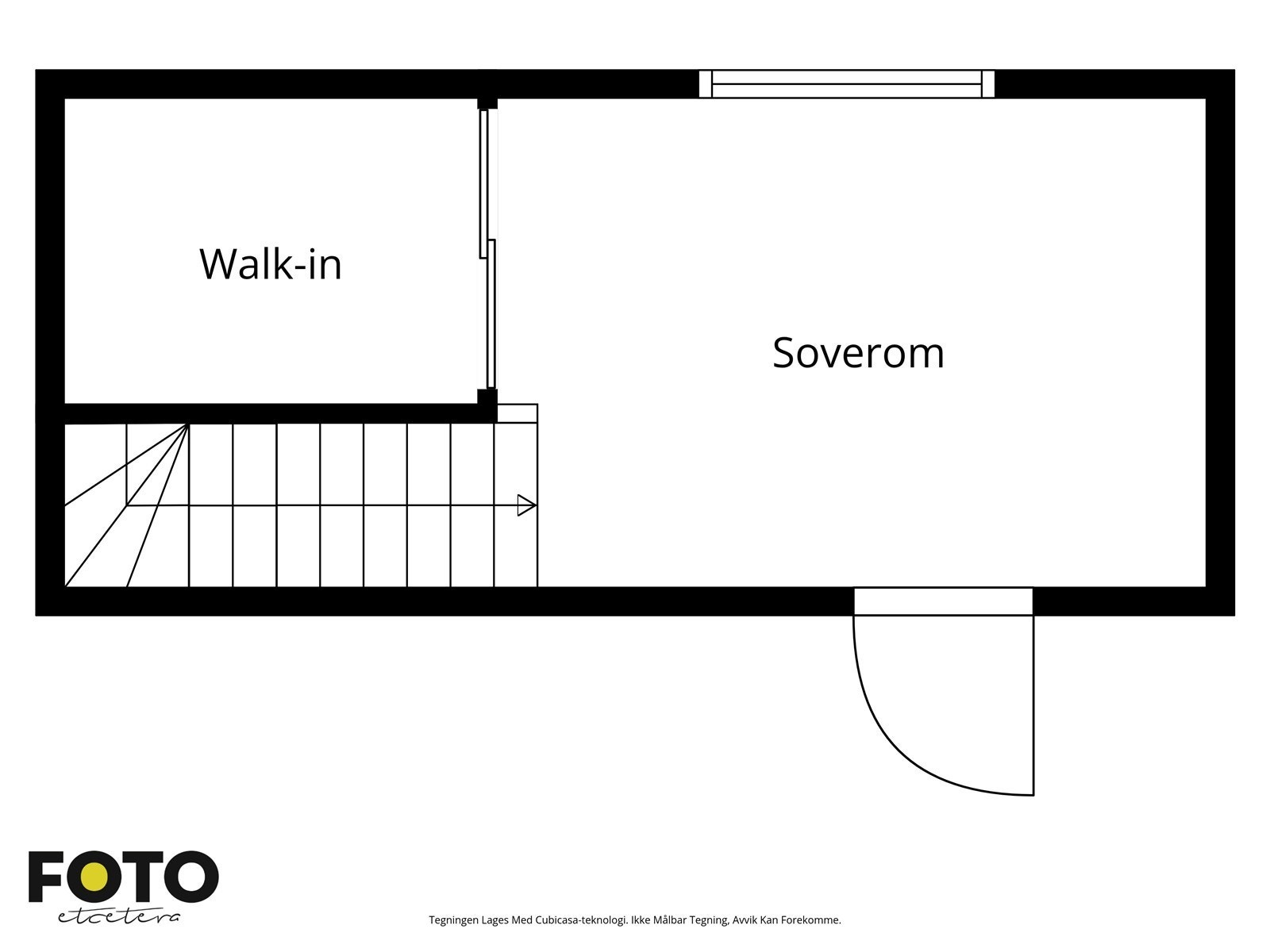 Veiledende plantegning loftsetasje Ikke målbar. Galleribilde