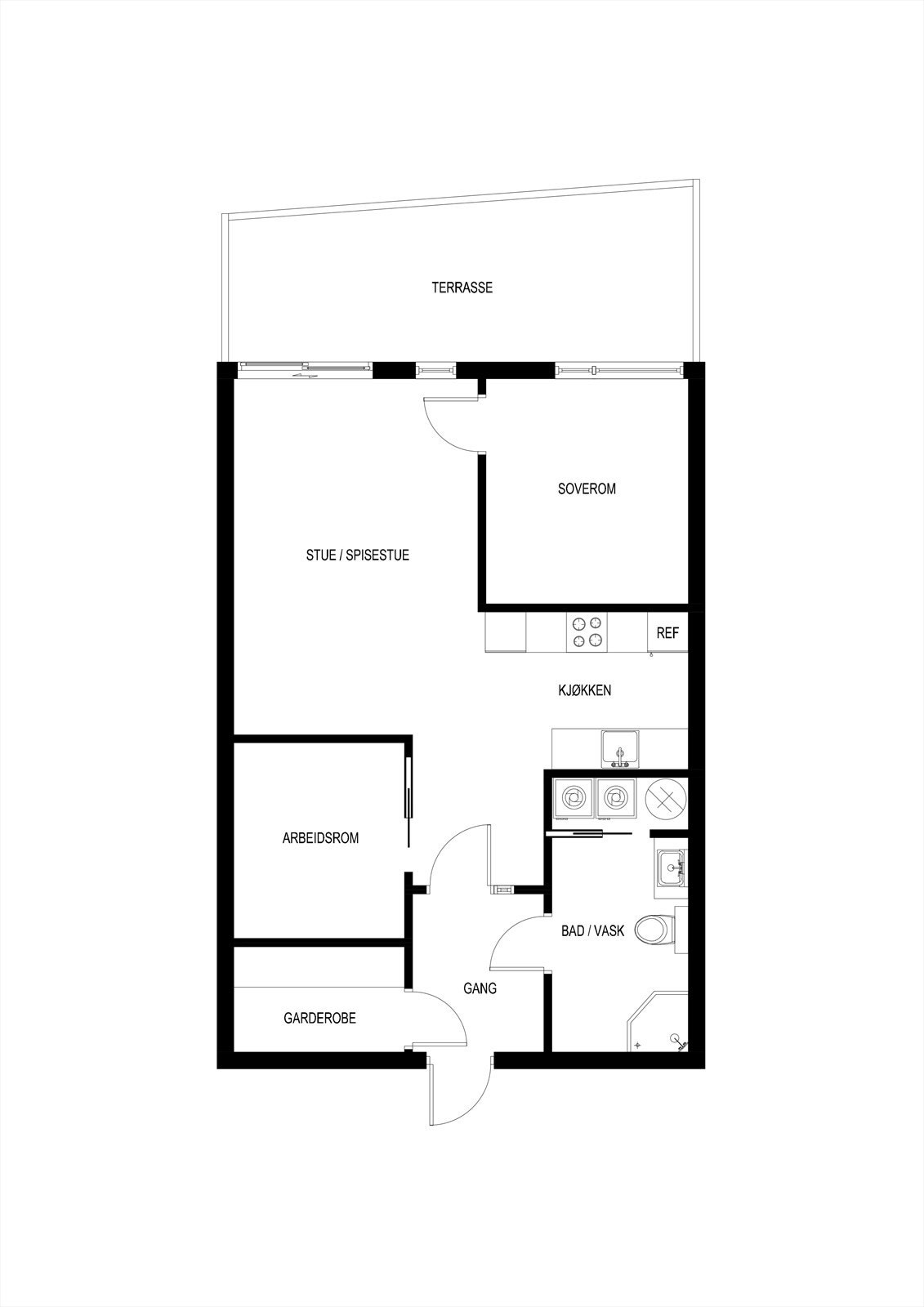 Plantegning Galleribilde