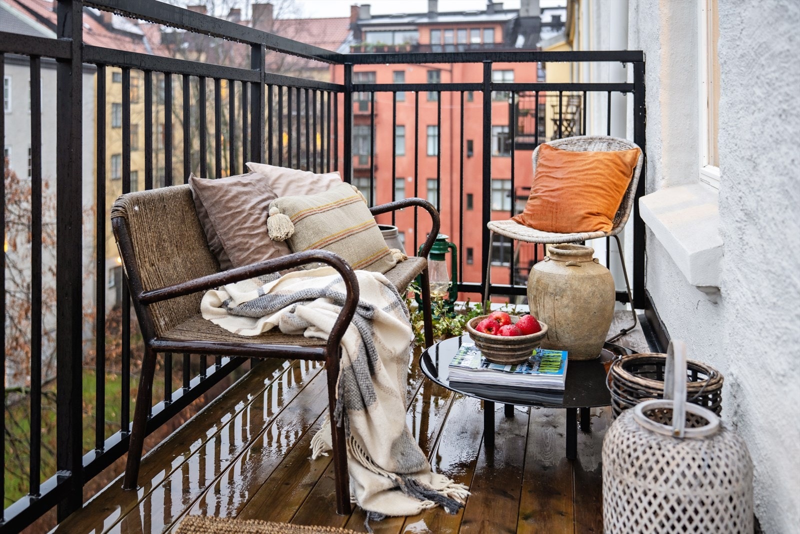 Balkongen er på kvm. Galleribilde