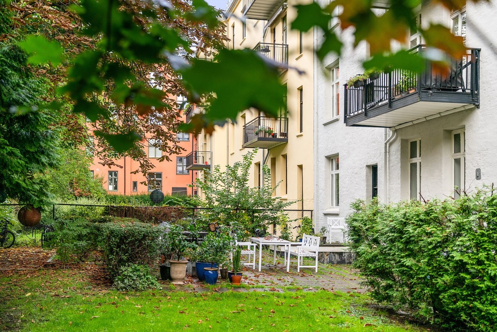 Felles uteområde som kan benyttes av sameierne. Galleribilde