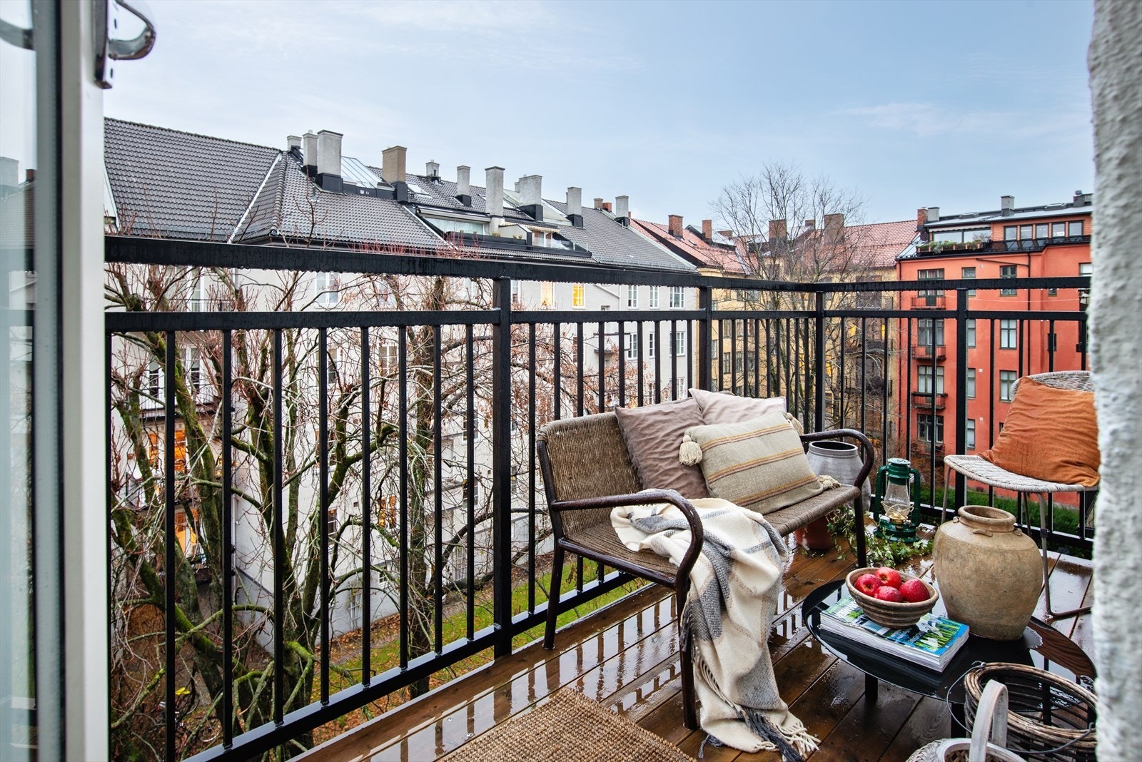 Fra kjøkkenet er det adkomst til balkong. Galleribilde