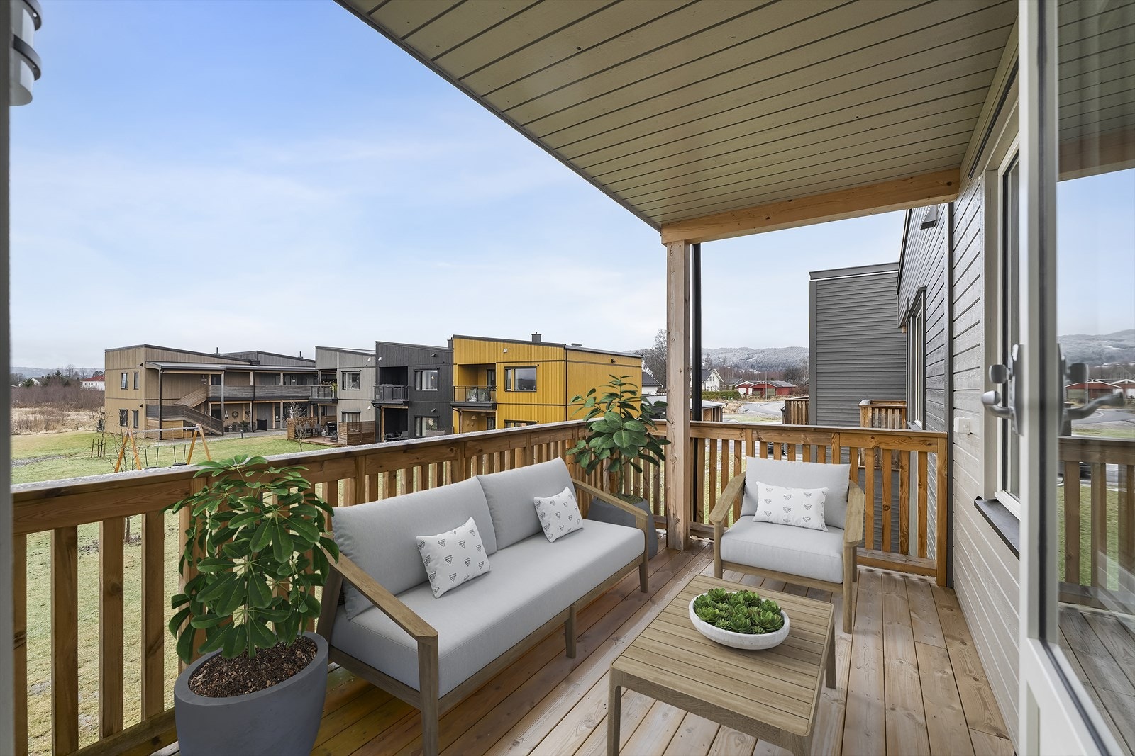 Velkommen til Holakervegen 11 E! En lys og praktisk 3-roms selveierleilighet i 2. etasje. (Bildet er digitalt stylet). Foto: Morten Eriksen. Galleribilde