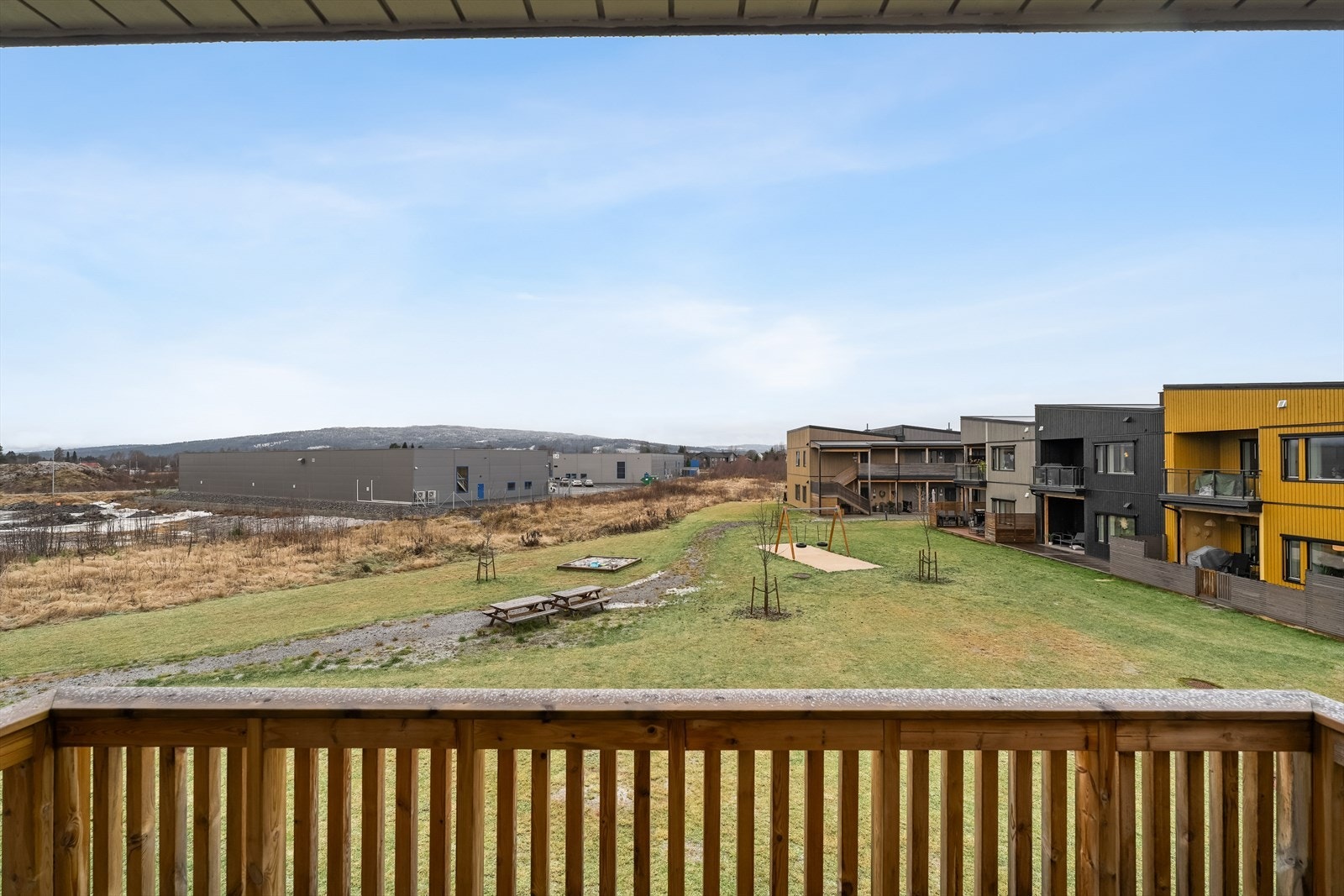 Utsikt fra balkongen. Galleribilde