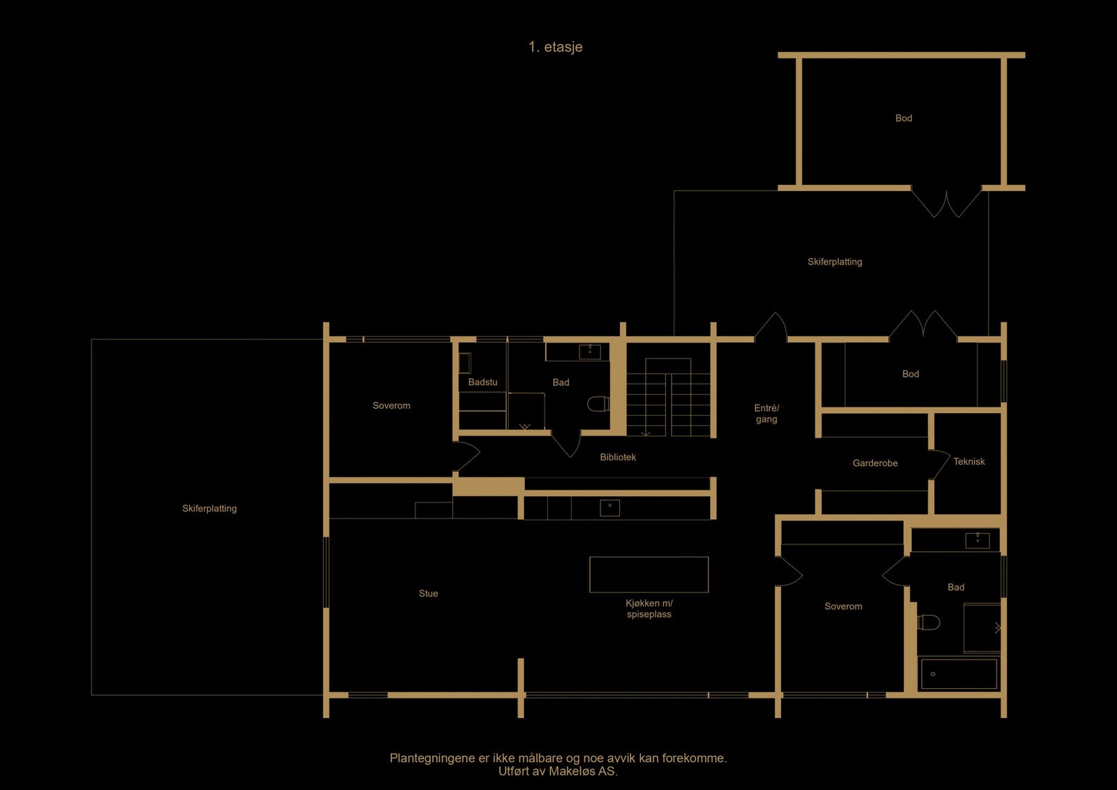 Plantegning (illustrasjon, avvik kan forekomme) Galleribilde