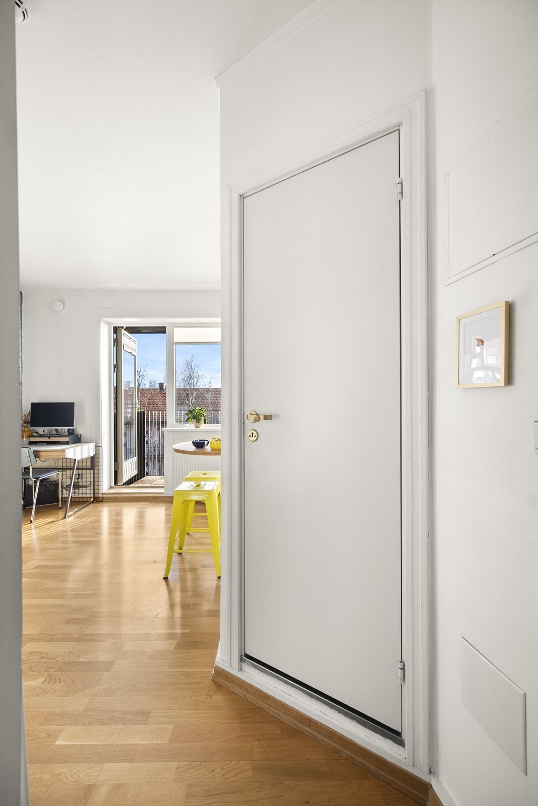 Borettslaget har fellesvaskeri i hver etasje. Galleribilde