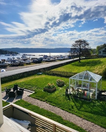 Utsikt fra balkongen Galleribilde