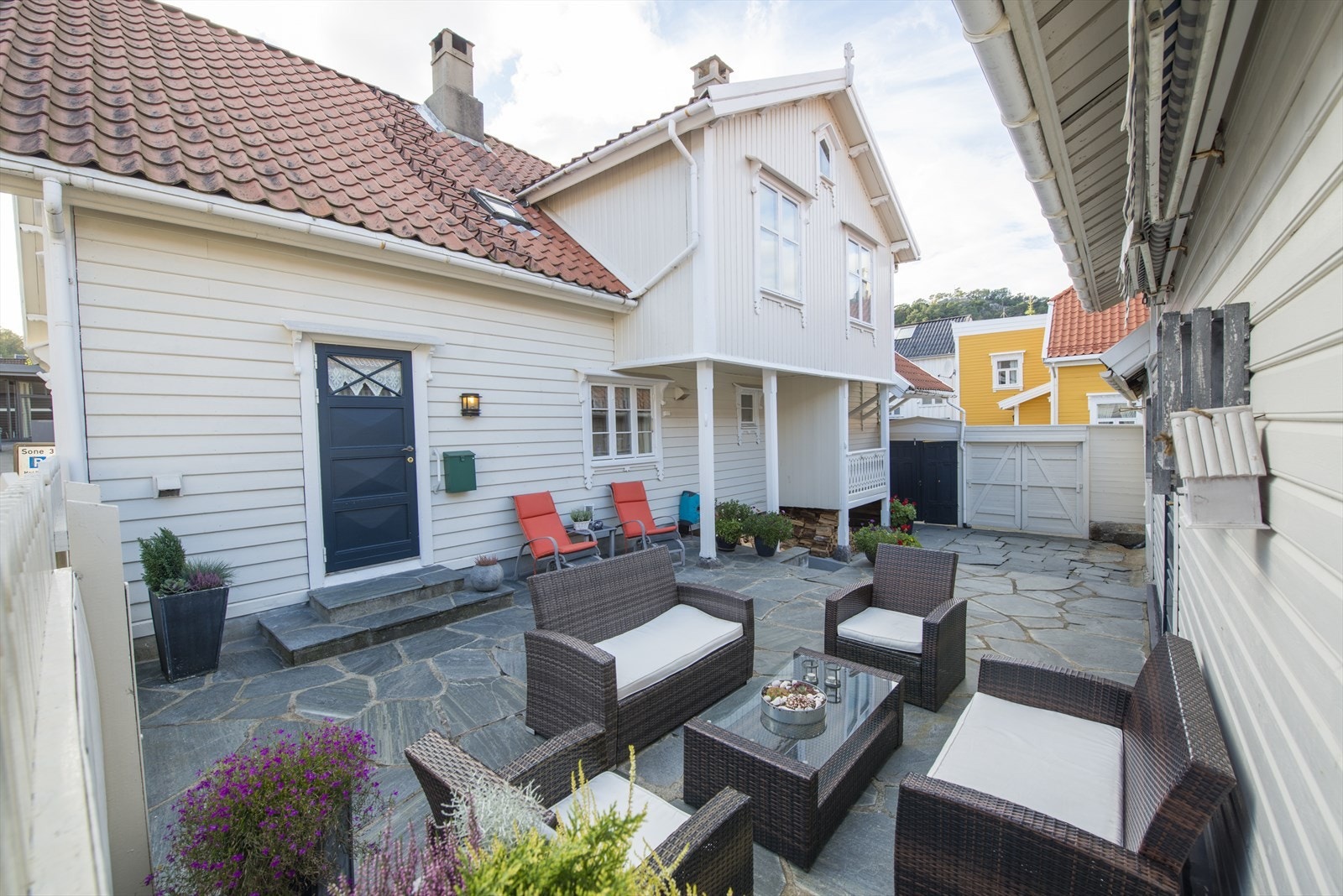 Gårdsrom Galleribilde