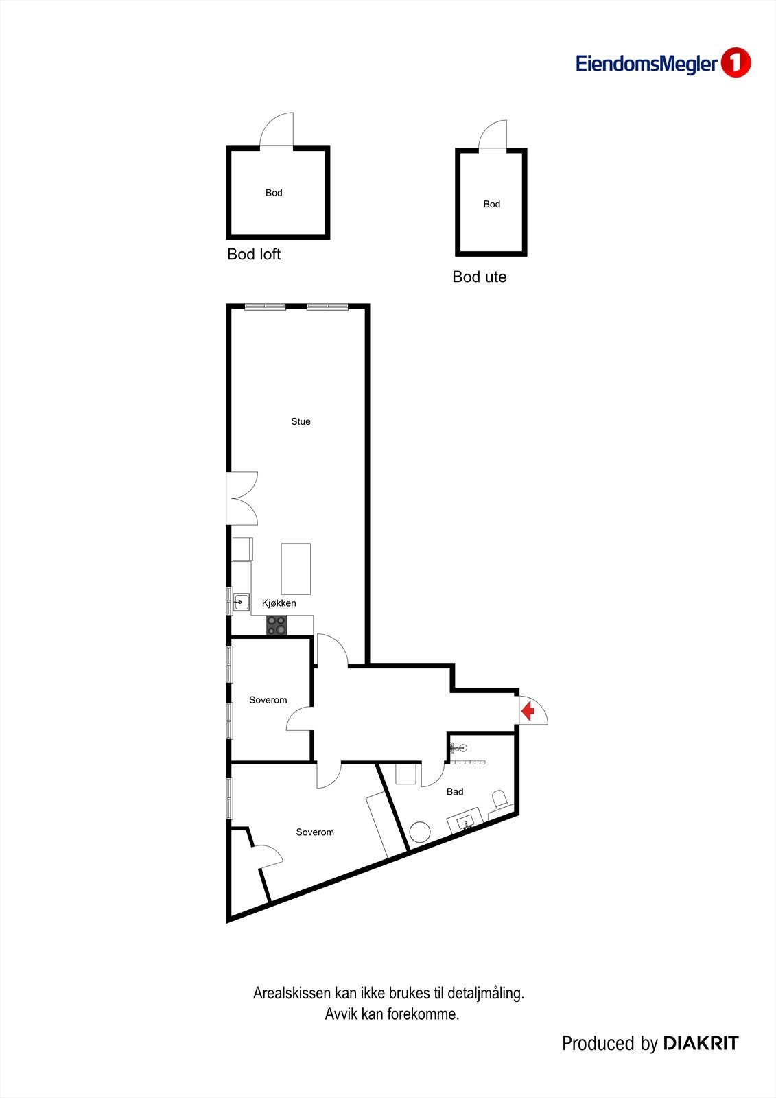 Plantegning Galleribilde