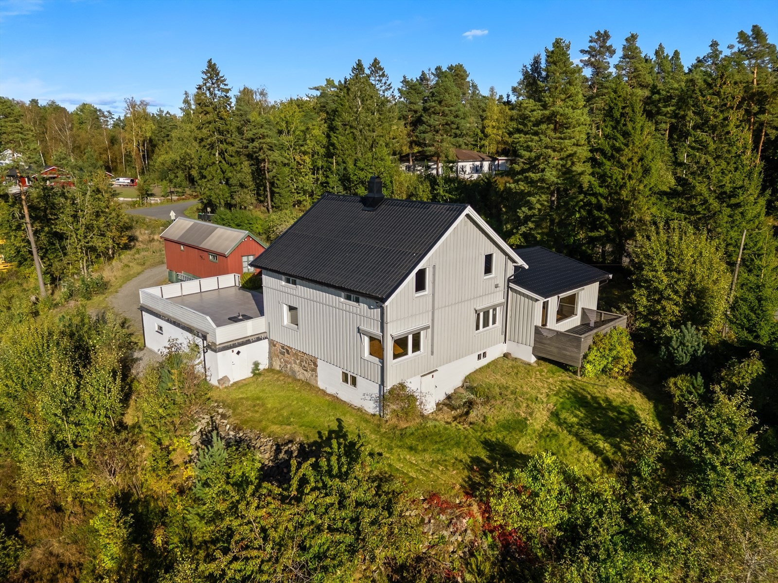 Dronefoto Galleribilde