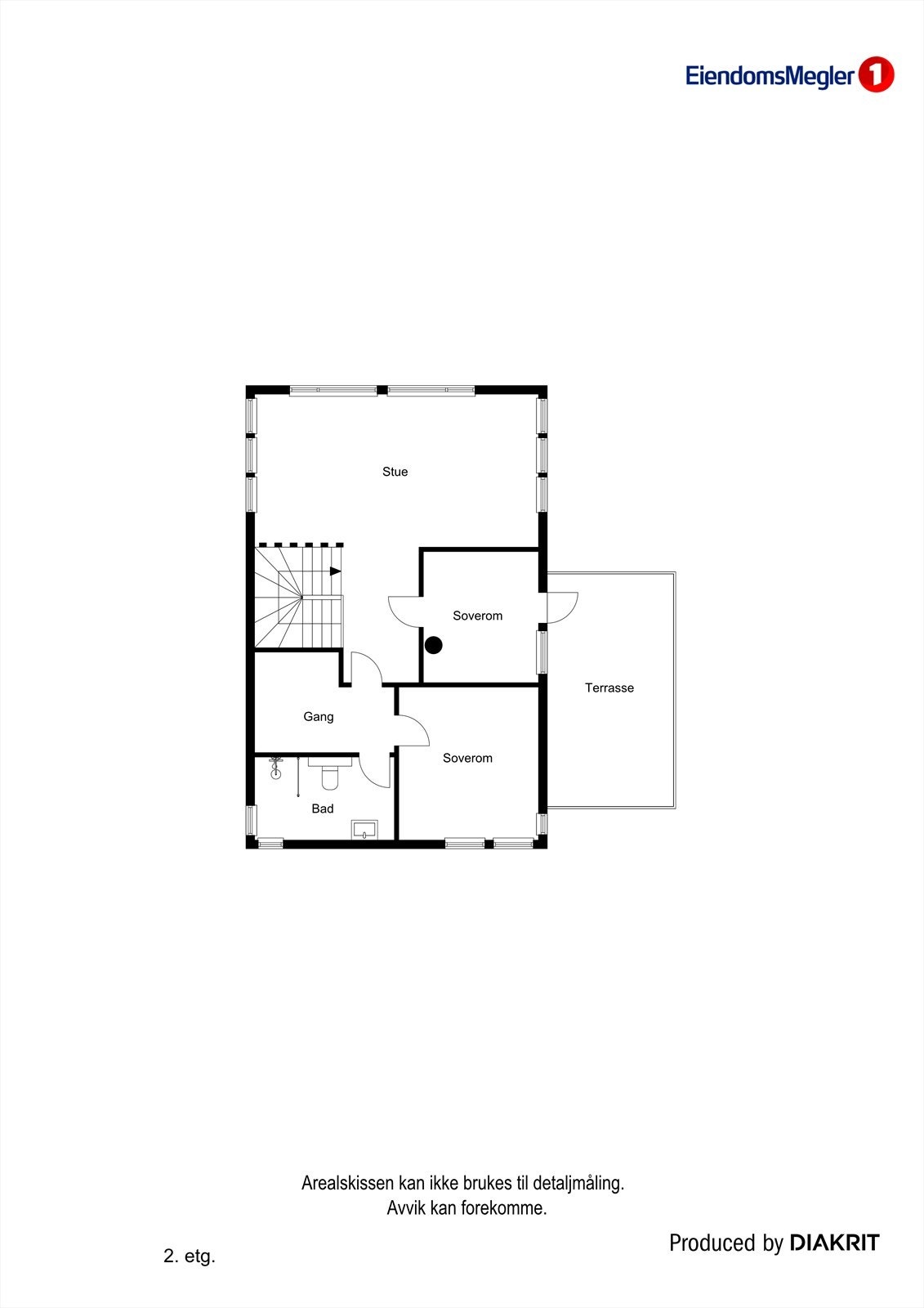 Plantegning 2. etasje. Galleribilde