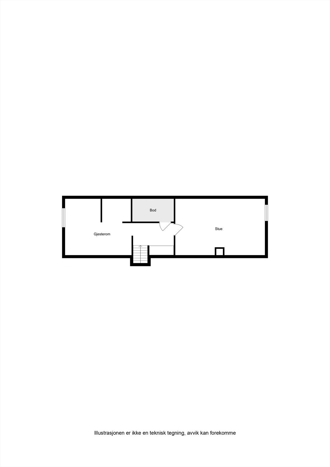 Planskisse Loftetasje Galleribilde