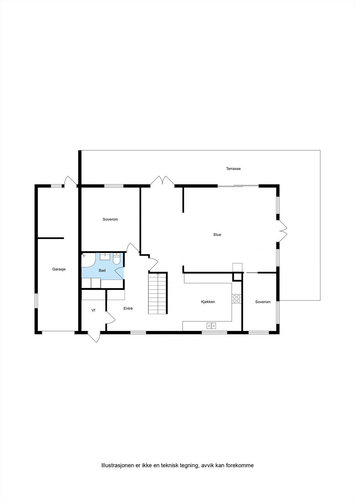 Planskisse 1. Etasje Galleribilde