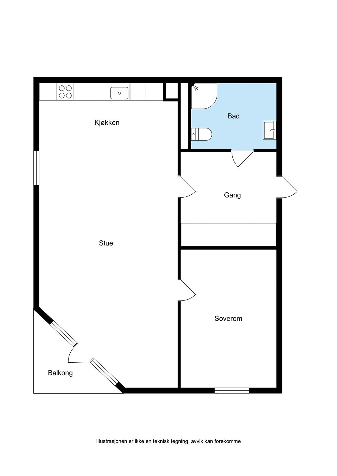 Planskisse Galleribilde