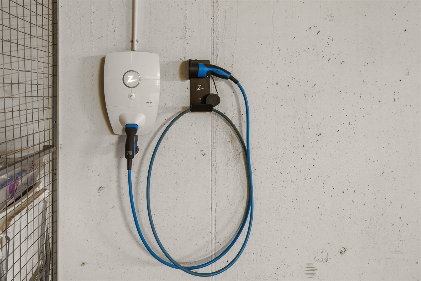 Det er montert elbil-lader Galleribilde