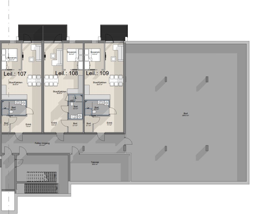 Plantegning Galleribilde
