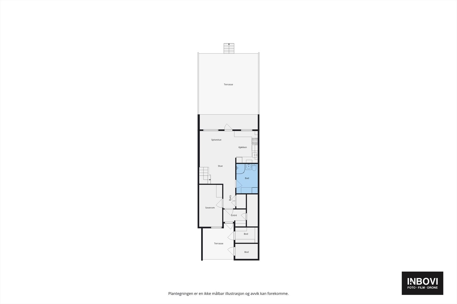 Plantegning 1. etg. Galleribilde