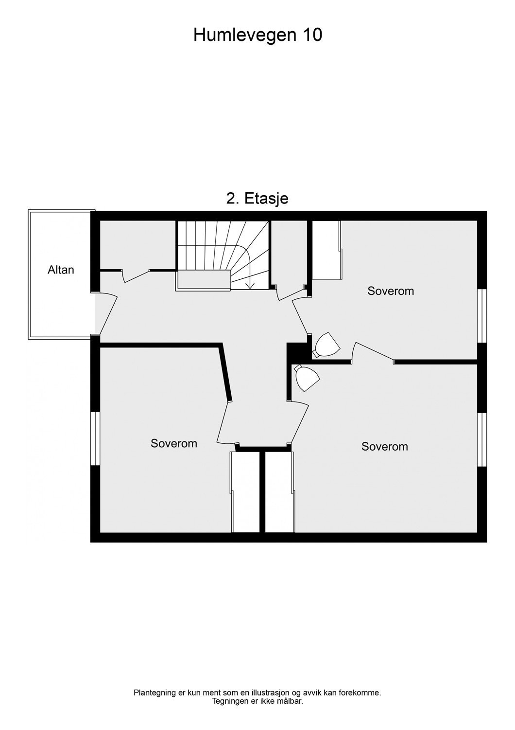 Plantegning 2 etasje Galleribilde