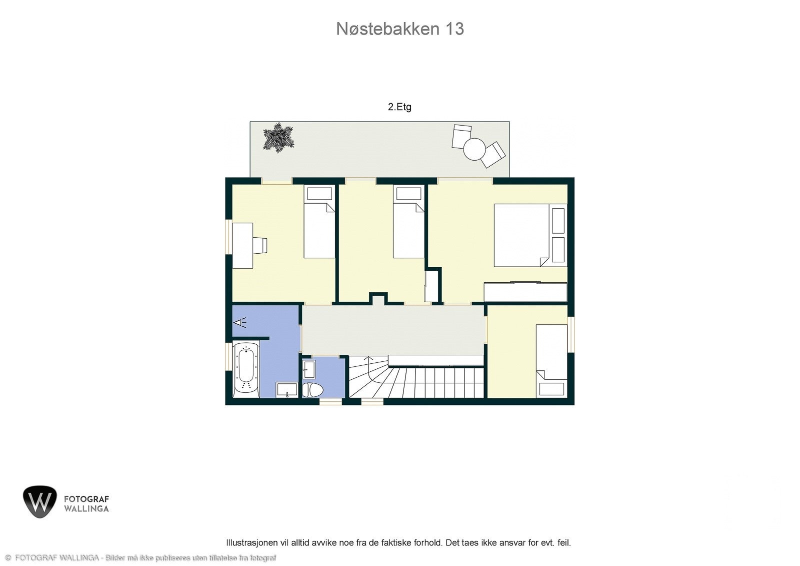 Plantegning 2.etg Galleribilde