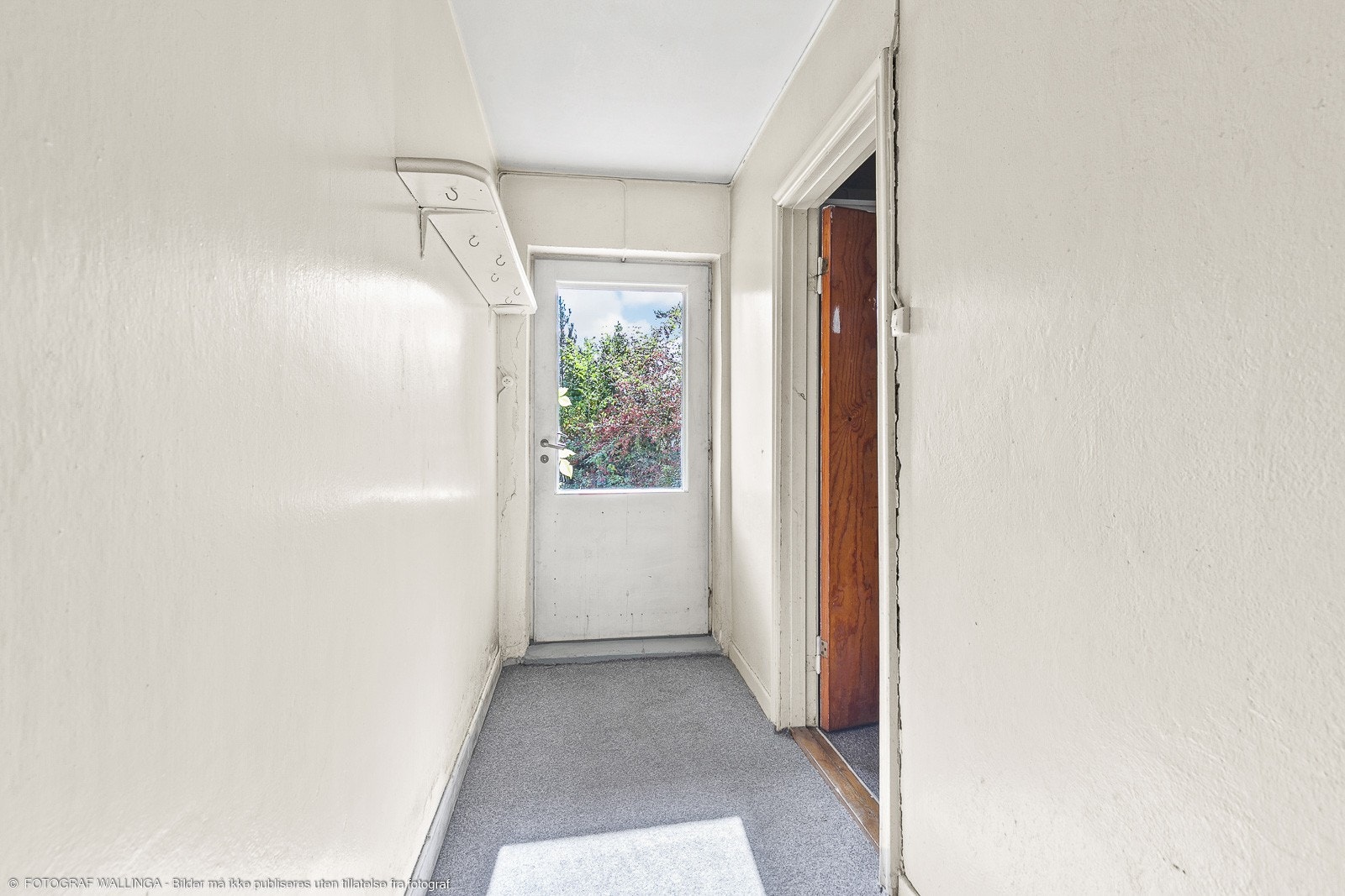 Utgang til hage fra kjeller Galleribilde