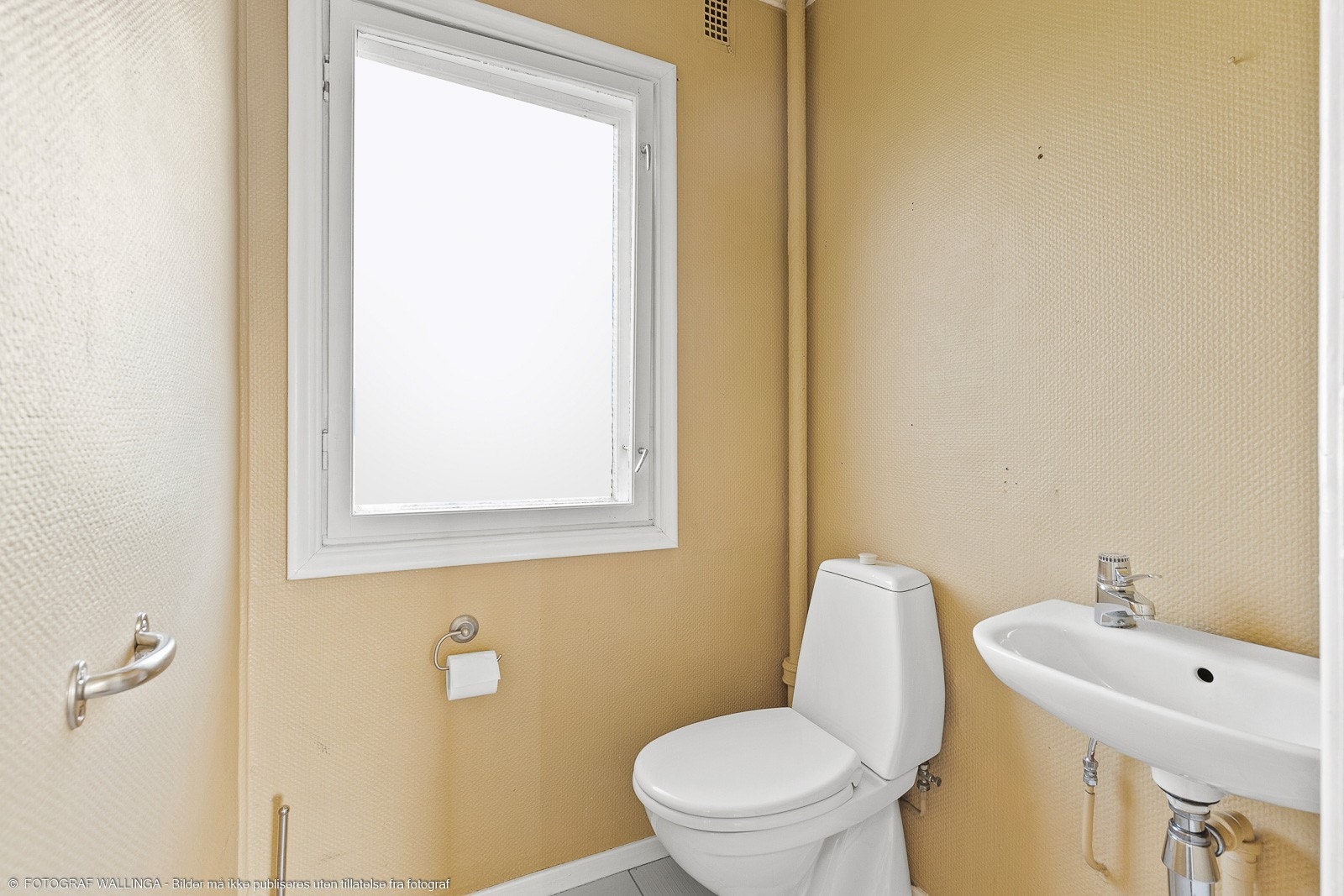 Separat toalett med servant Galleribilde