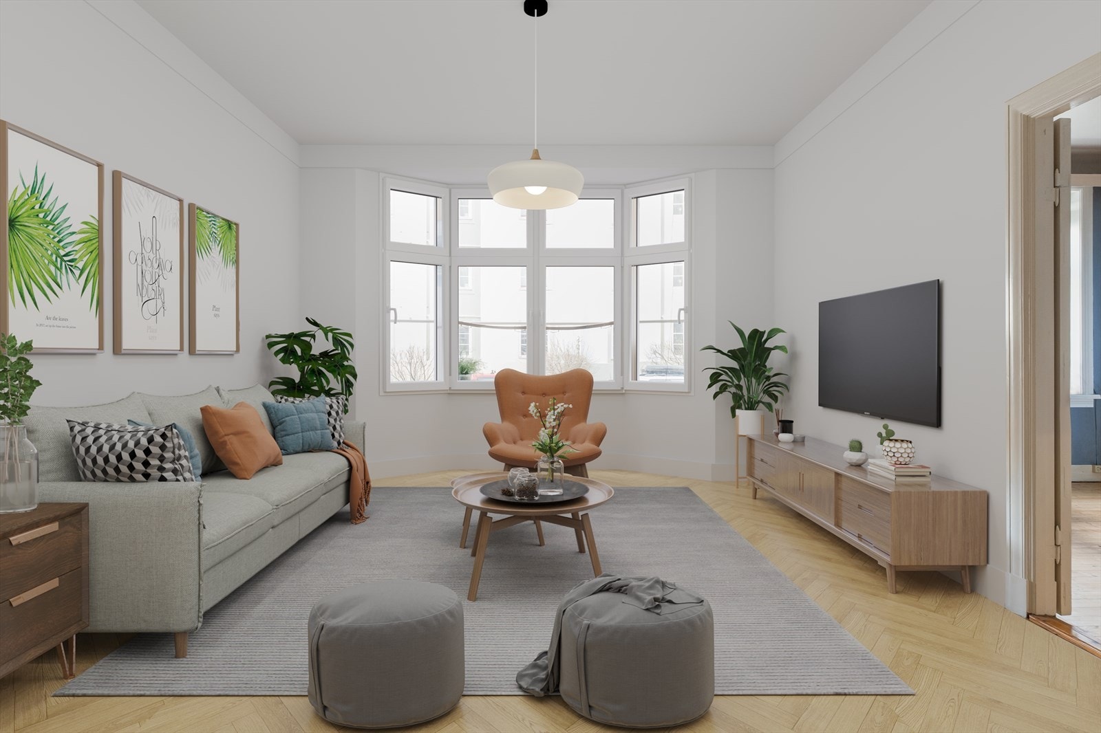 Nordvik v/Moestue har gleden av å presentere en klassisk og gjennomgående 3-roms aksjeleilighet med sentral og attraktiv beliggenhet på ettertraktede Adamstuen. Bildet er digital styling! Foto: Øivind i Rullende fotograf AS. Galleribilde
