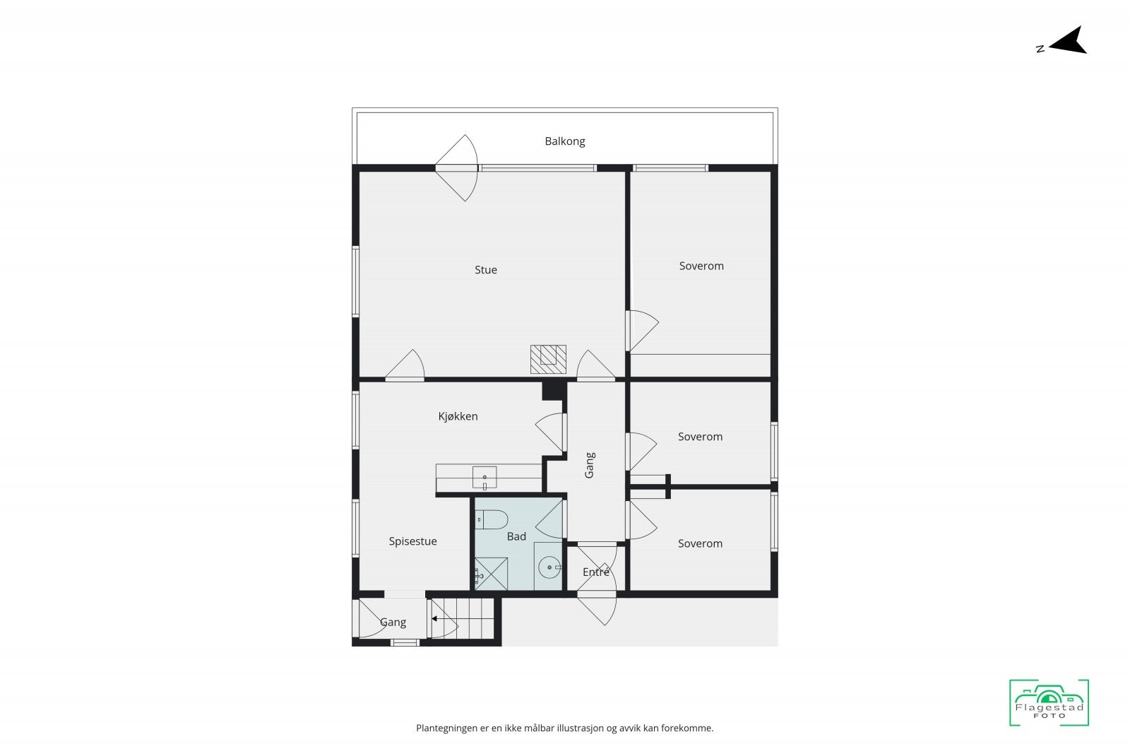 Rominndeling Galleribilde