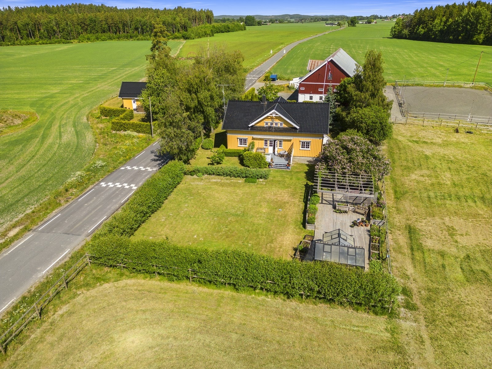 Dronefoto Galleribilde