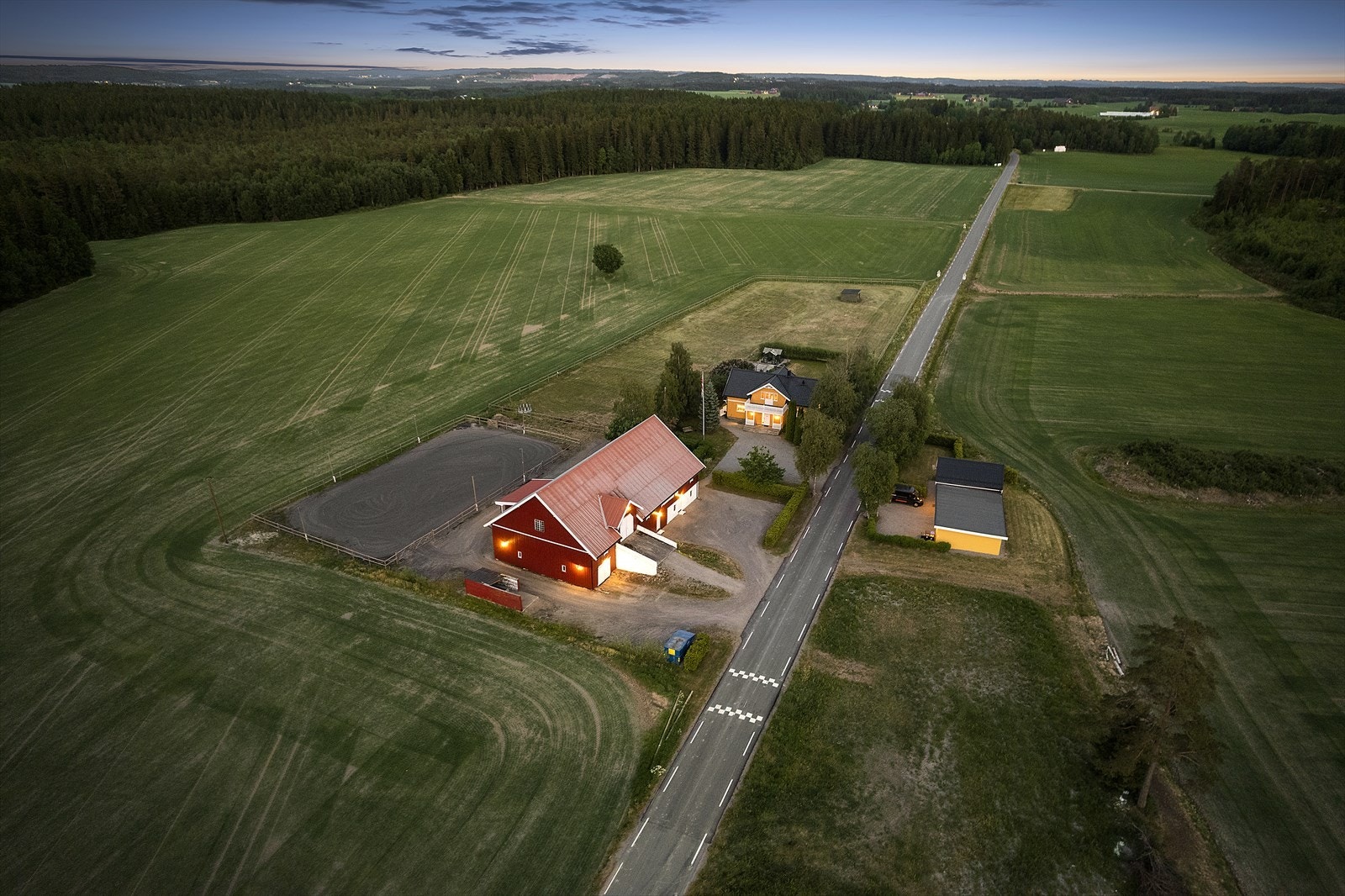 Dronefoto Galleribilde