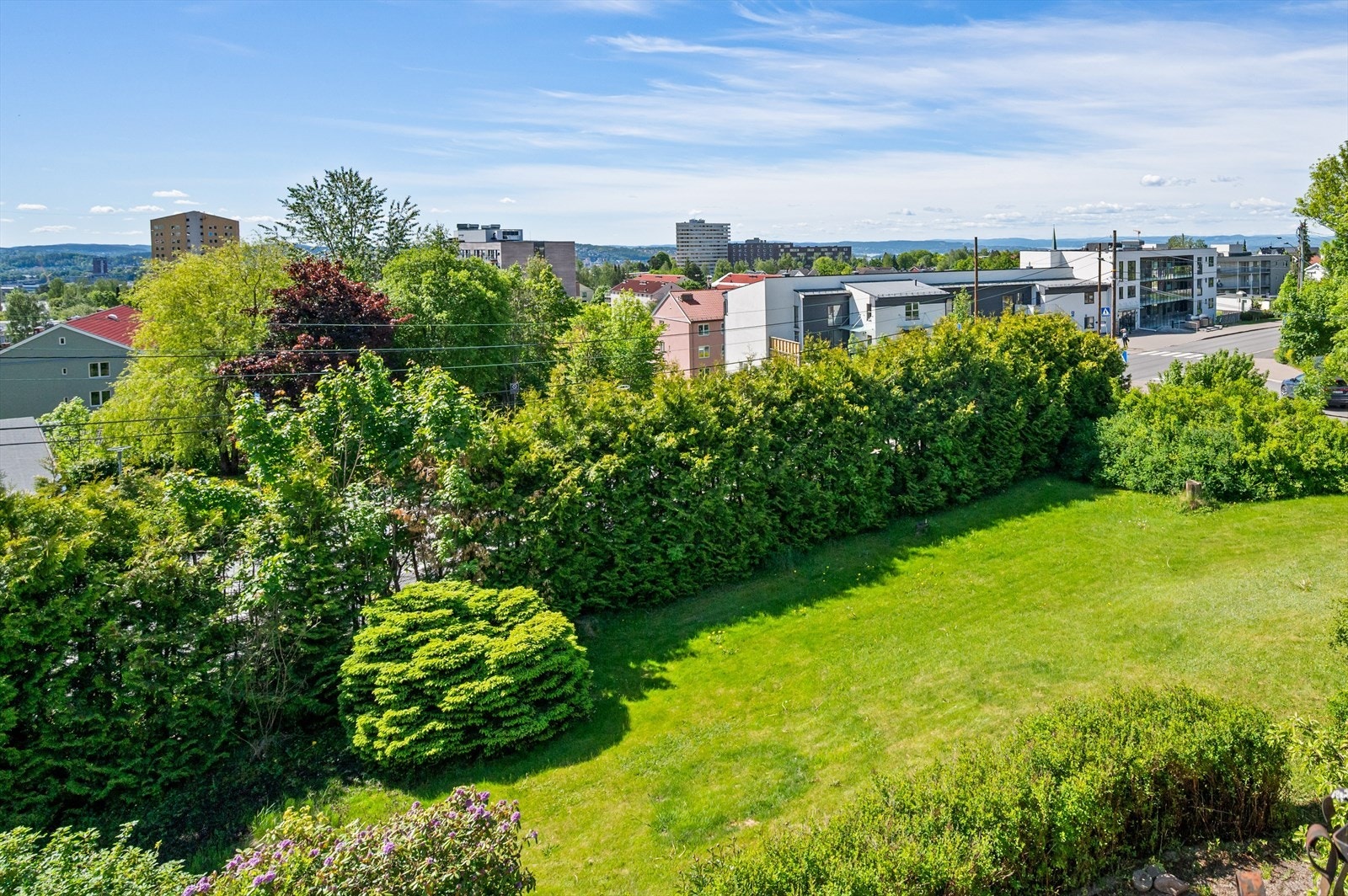 Et nyoppført hus vil kunne få fine utsiktsforhold mot Oslo by og åsene rundt Galleribilde