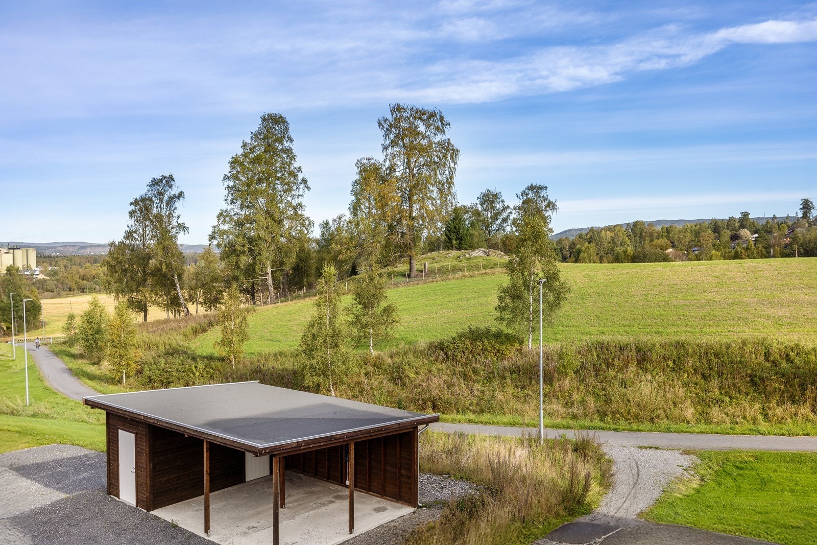 Utsynet er trivelig mot vakker natur. Galleribilde