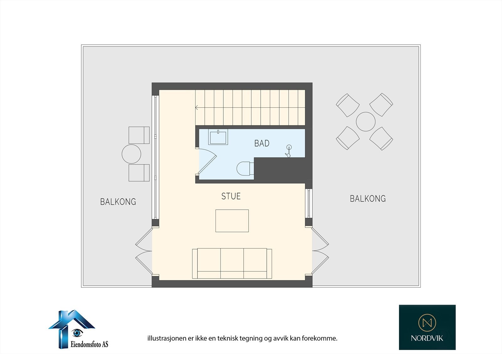 Planskisse 5. Etasje Galleribilde