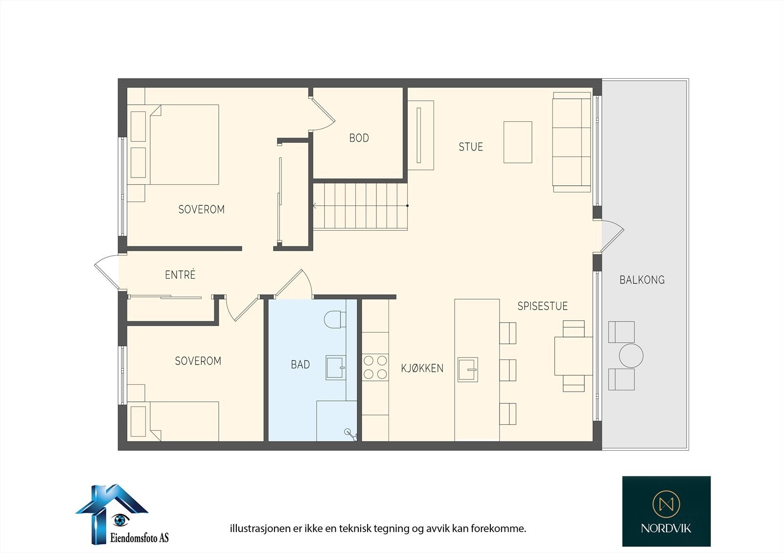 Planskisse 4. Etasje Galleribilde