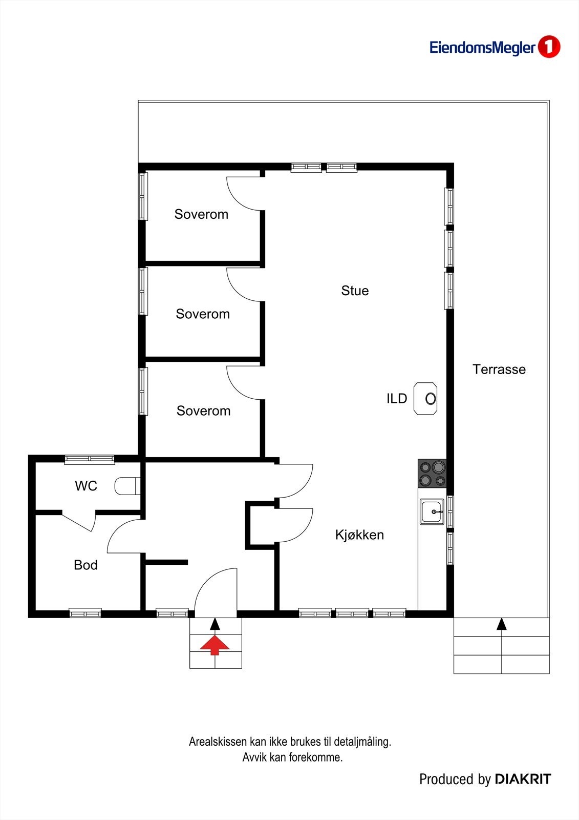 Plantegning Galleribilde