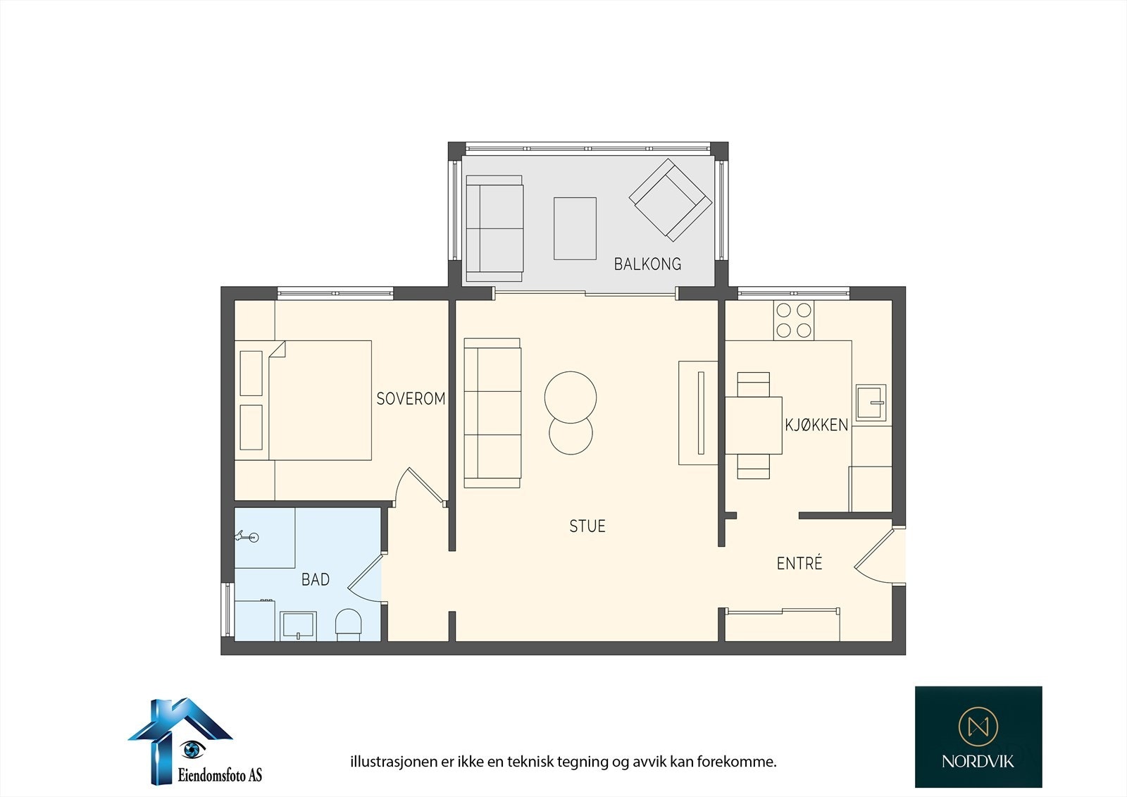 Planskisse Galleribilde