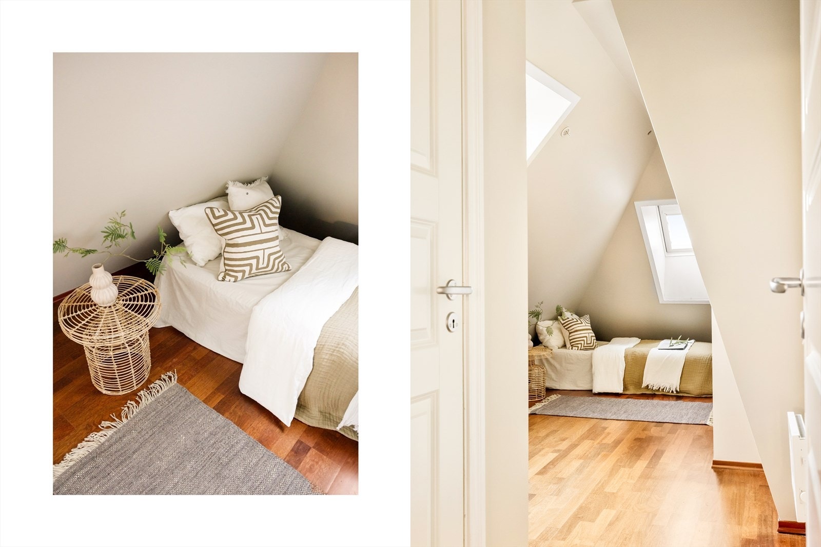 - God plass til seng, garderobe og øvrig ønsket møblement - Galleribilde