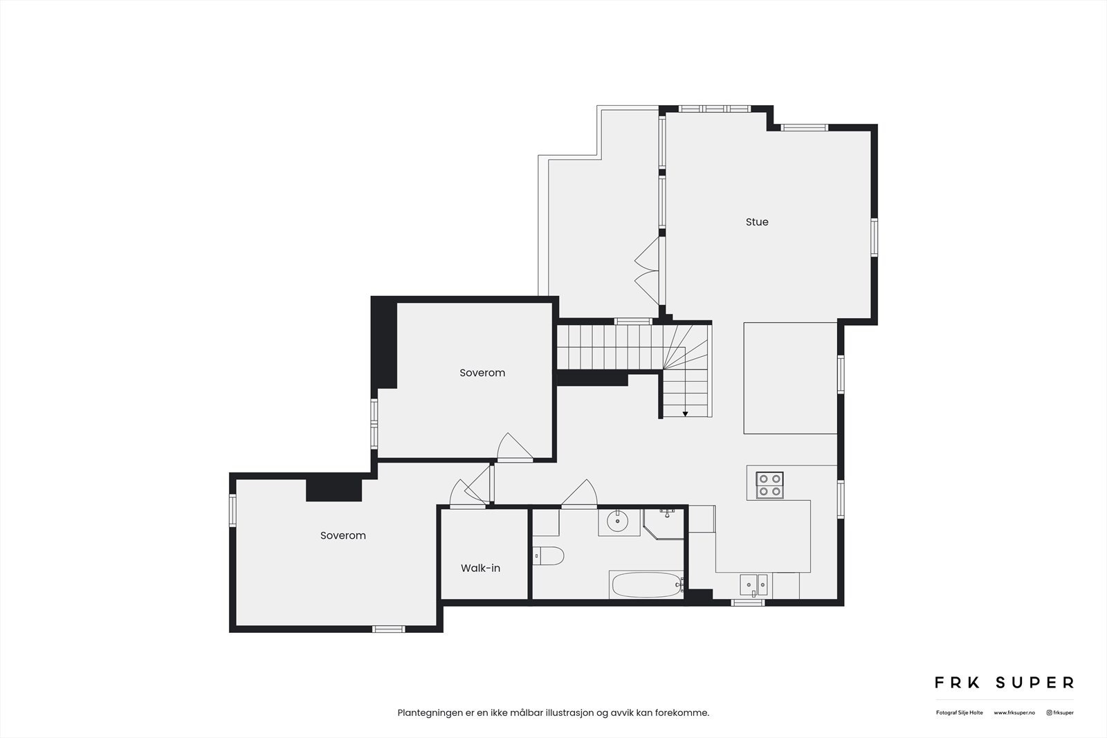 - Leilighetens planløsning - Galleribilde