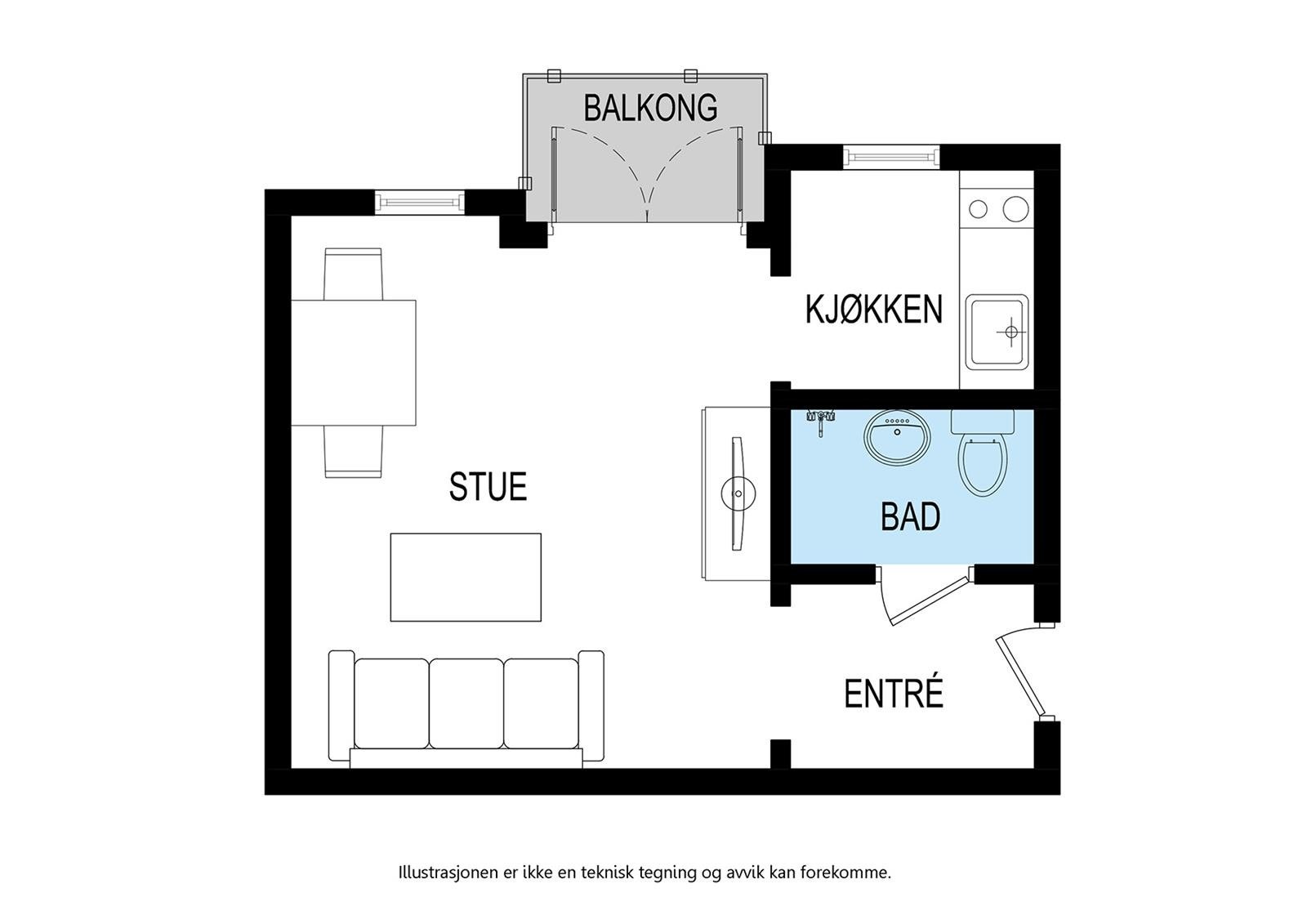 Plantegning Galleribilde