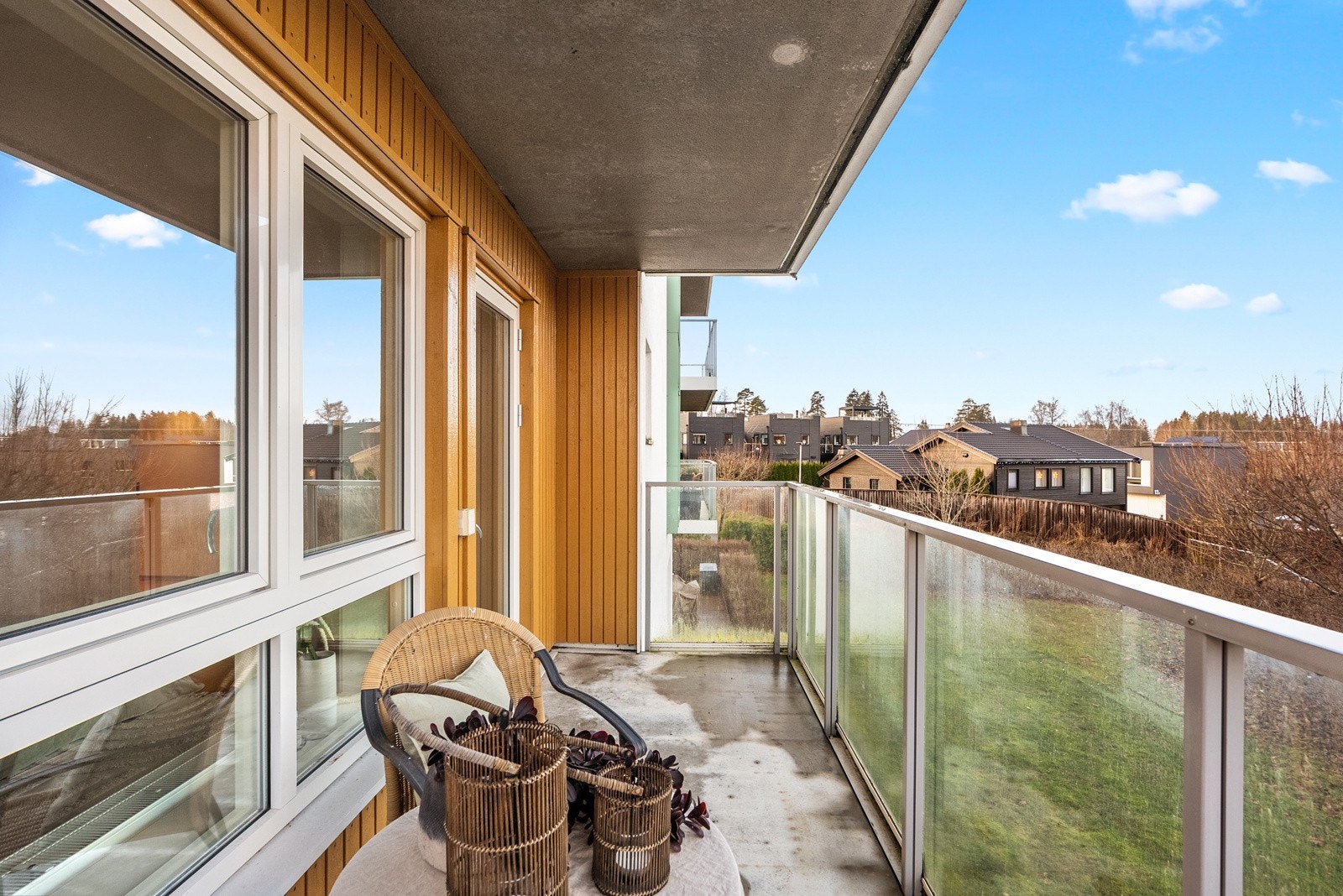 Også her er det god plass til utemøblement, grill og beplantning. Galleribilde