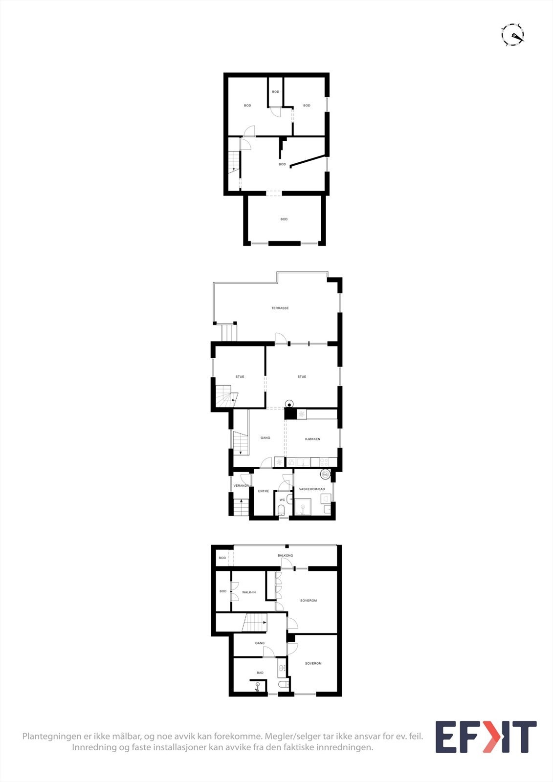 Plantegningen er ikke målbar, og noe avvik kan forekomme. Megler/selger tar ikke ansvar for ev. feil. Innredning og faste installasjoner kan avvike fra den faktiske innredningen. Galleribilde