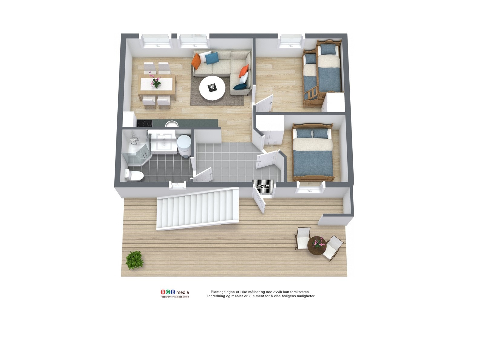 Plantegning Galleribilde