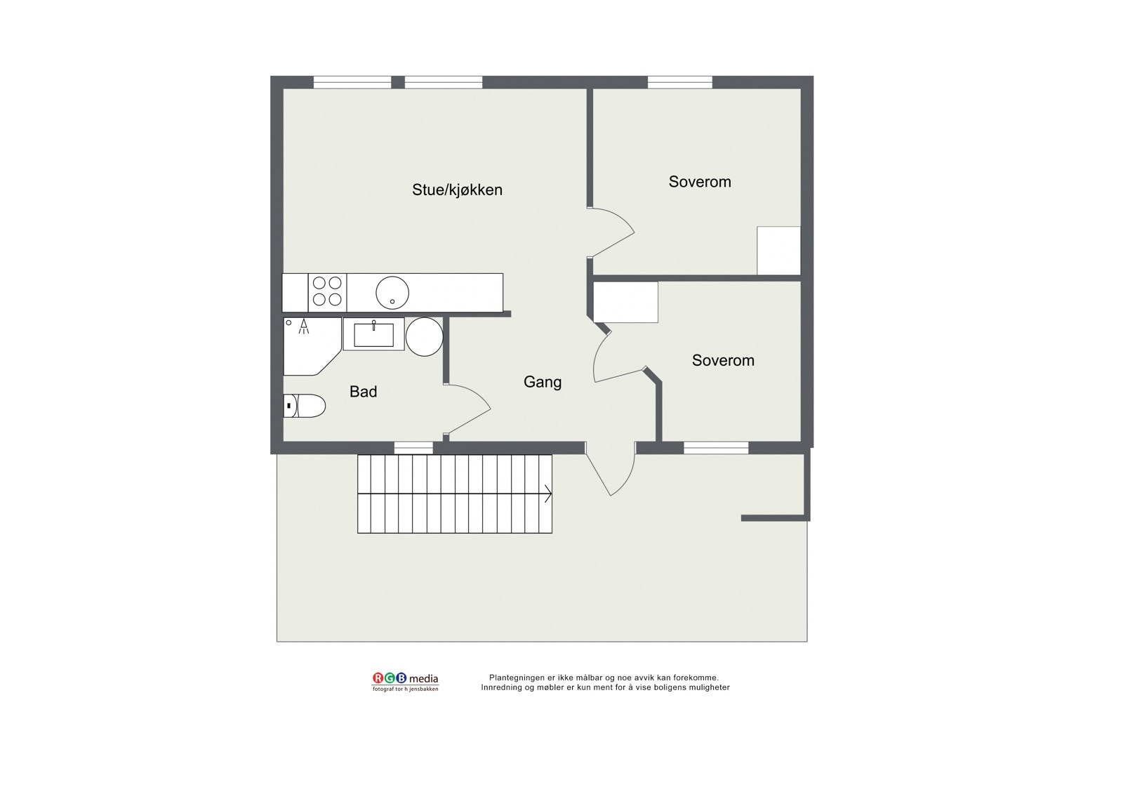 Plantegning Galleribilde