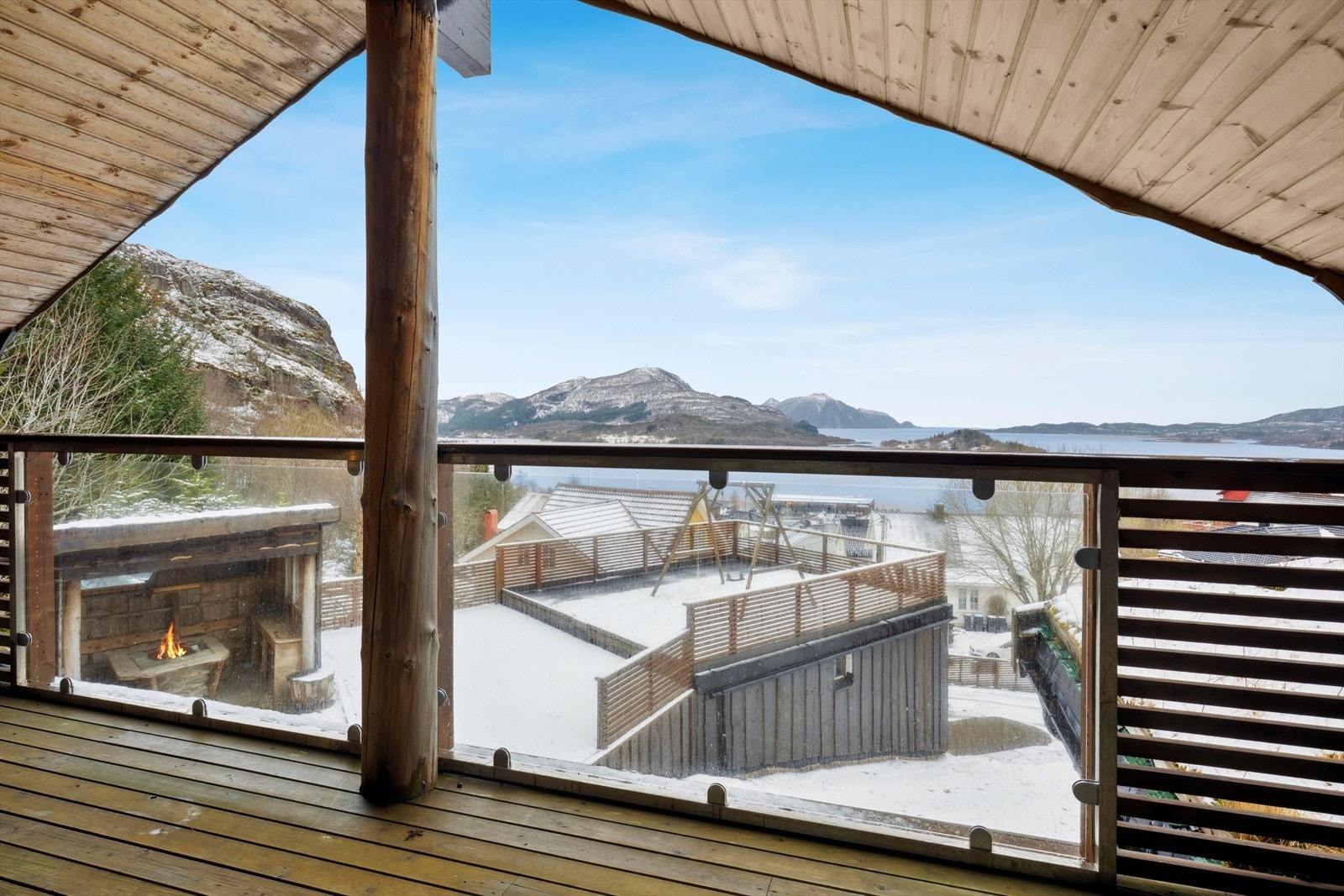 Fantastisk utsikt fra boligen. Galleribilde