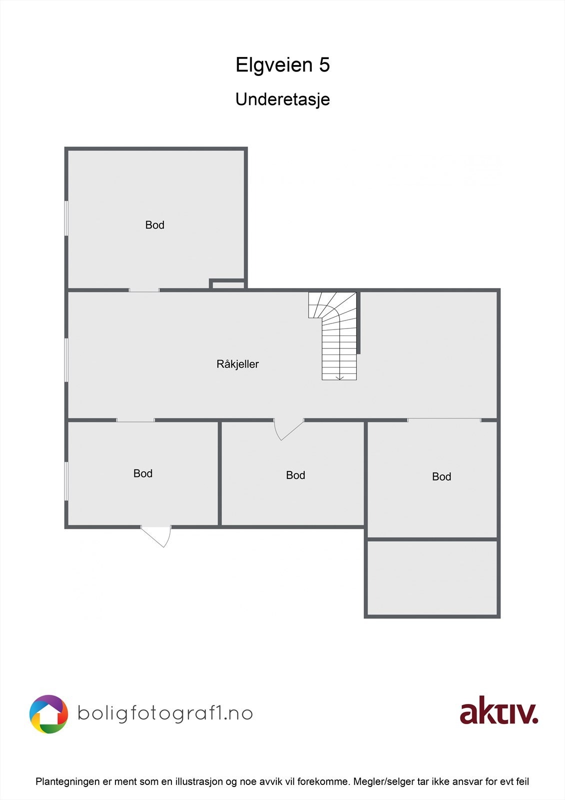 Plantegning U.etg Galleribilde